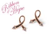 A000-26687: PINK GOLD EARRINGS .07 TW