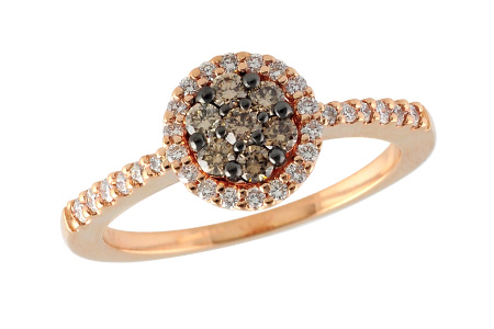 A186-62096: LDS DIA RG .22 BROWN DIA .46 TW