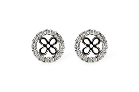 A187-49387: EARRING JACKETS .30 TW (FOR 1.50-2.00 CT TW STUDS)