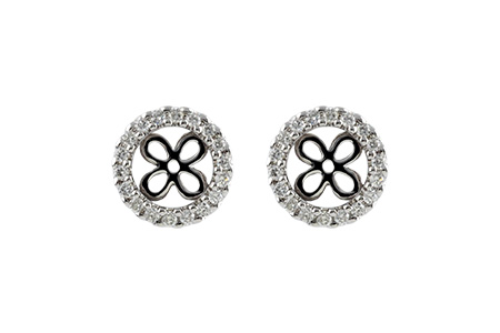 A187-49387: EARRING JACKETS .30 TW (FOR 1.50-2.00 CT TW STUDS)