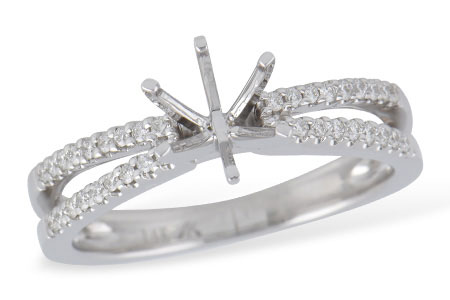 A188-39387: LDS SEMI DIA RG .18 TW