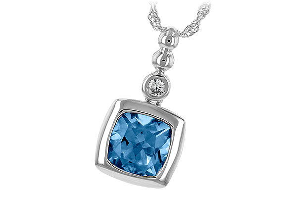 A189-32132: NECK 1.45 BLUE TOPAZ 1.49 TGW