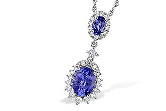 A190-23996: NECK 1.26 TW TANZANITE 1.60 TGW