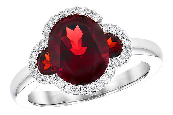 A272-97632: LDS RG 3.29 TW GARNET 3.45 TGW