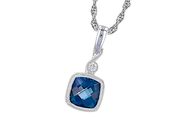 A273-82096: NECK 1.05 LONDON BLUE TOPAZ 1.07 TGW