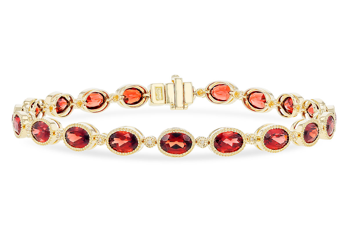 A273-83969: BRACELET 9.22 TW GARNET 9.26 TGW