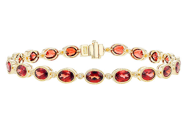 A273-83969: BRACELET 9.22 TW GARNET 9.26 TGW