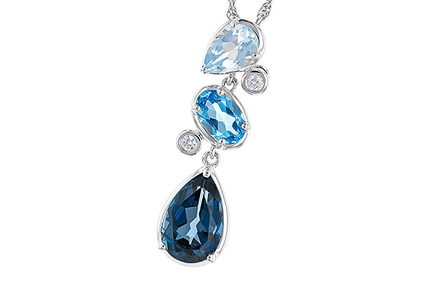 A273-84896: NECK 1.99 TW BLUE TOPAZ 2.02 TGW