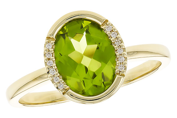 A273-85796: LDS RG 1.72 TW PERIDOT 1.75 TGW (9x7 PER)