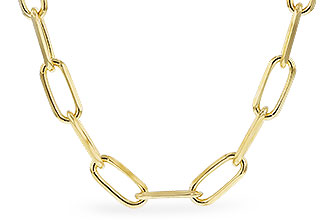 A273-87605: PAPERCLIP LG (24IN, 4.0MM, 14KT, LOBSTER CLASP)