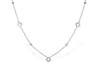 A274-74869: NECKLACE .20 TW (18")
