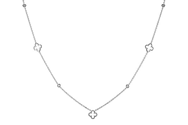A274-74869: NECKLACE .20 TW (18")