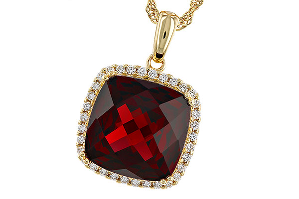 A274-75787: NECKLACE 9.26 GARNET 9.51 TGW (12MM CU)