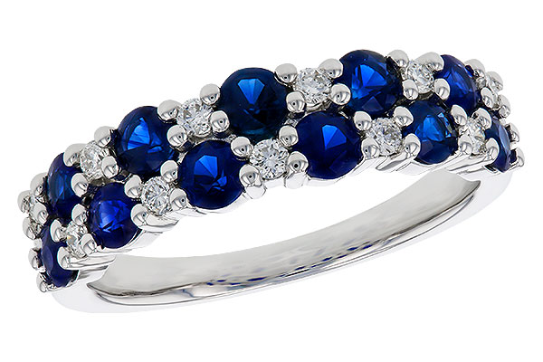 A274-76641: LDS WED RG 1.28 SAPPHIRE 1.47 TGW