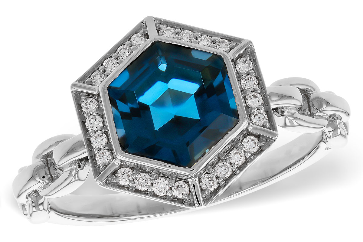 A274-78496: LDS RG 2.03 LONDON BLUE TOPAZ 2.14 TGW (7.5MM LBT)