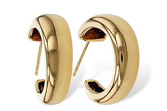 A274-80287: GOLD EARRINGS (20MM)