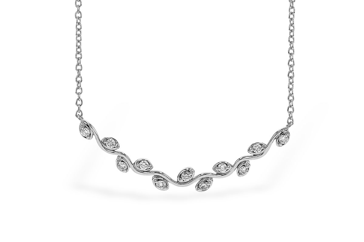 A274-80314: NECKLACE .25 TW (18")