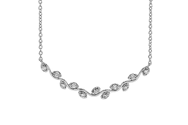 A274-80314: NECKLACE .25 TW (18")