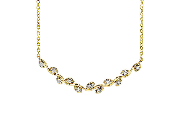A274-80314: NECKLACE .25 TW (18")