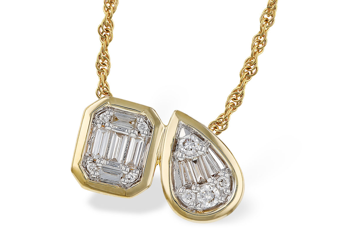 A274-80332: NECKLACE .17 BAG .25 TW