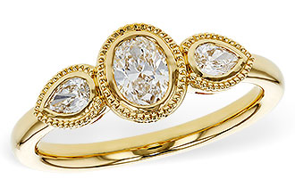 A274-80350: LDS DIA RG .60 TW FANCY CUT DIAMONDS