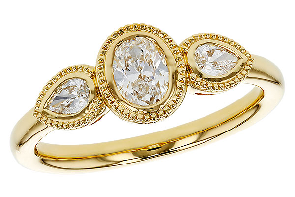 A274-80350: LDS DIA RG .60 TW FANCY CUT DIAMONDS