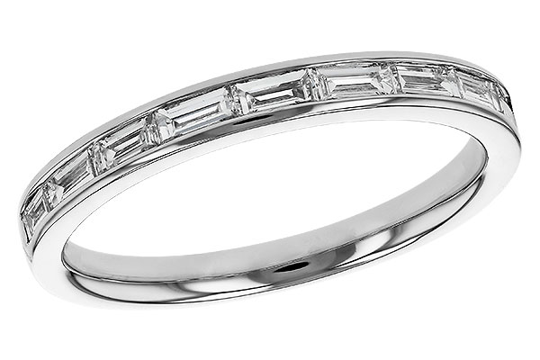 A275-63923: LDS DIA WED RG .44 TW BAGUETTES