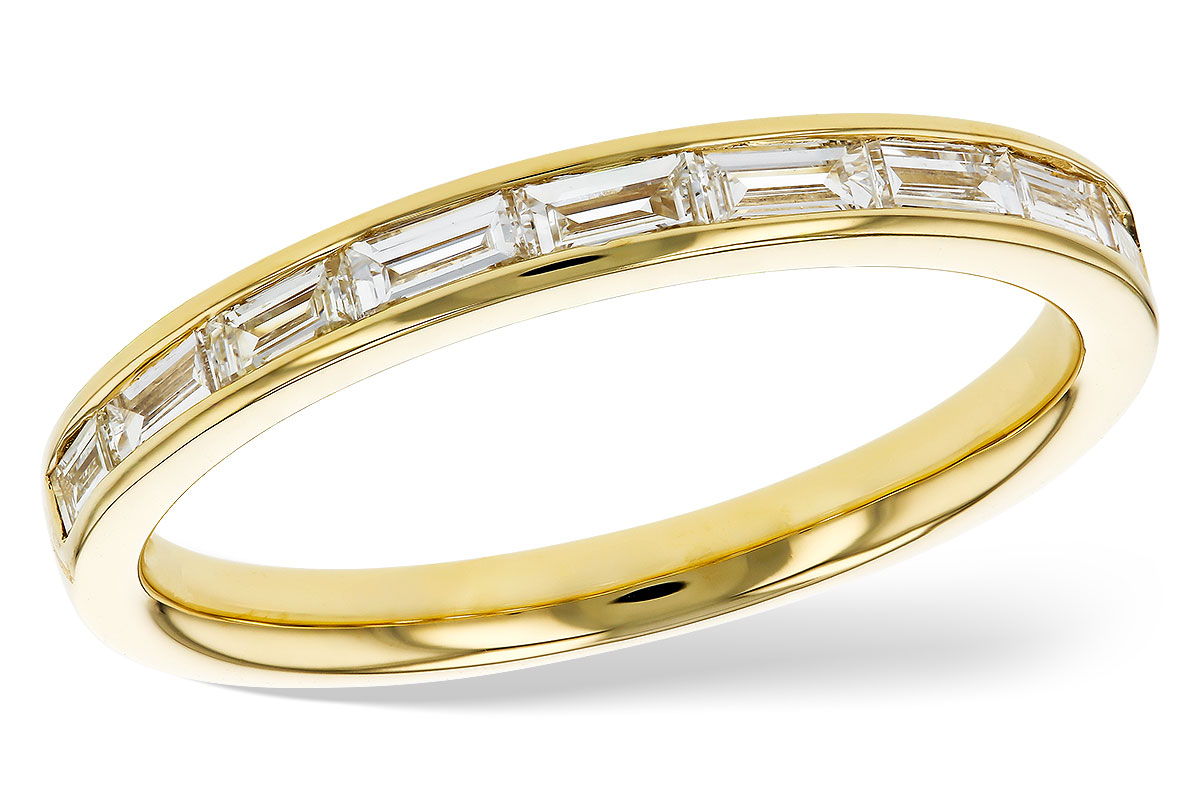 A275-63923: LDS DIA WED RG .44 TW BAGUETTES