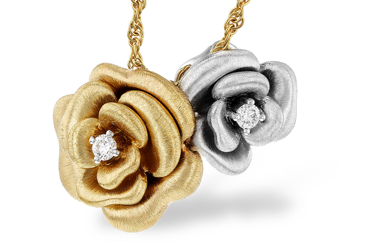 A275-63969: NECKLACE .06 TW
