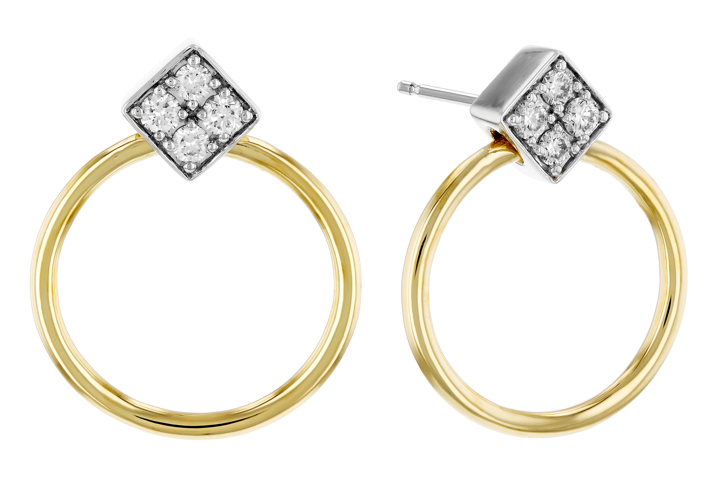 A275-64869: EARRINGS .25 TW