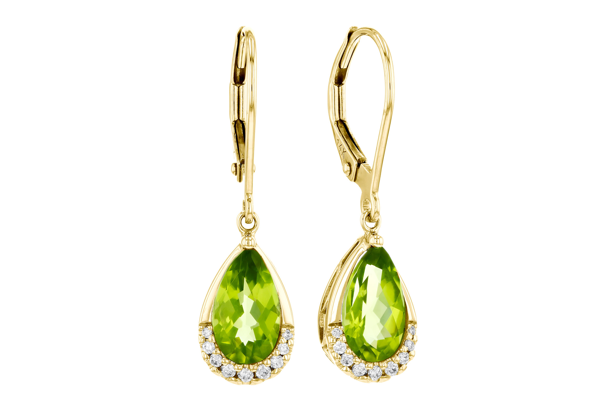 A275-65741: EARR 1.85 PERIDOT 1.94 TGW (9x5MM PS)