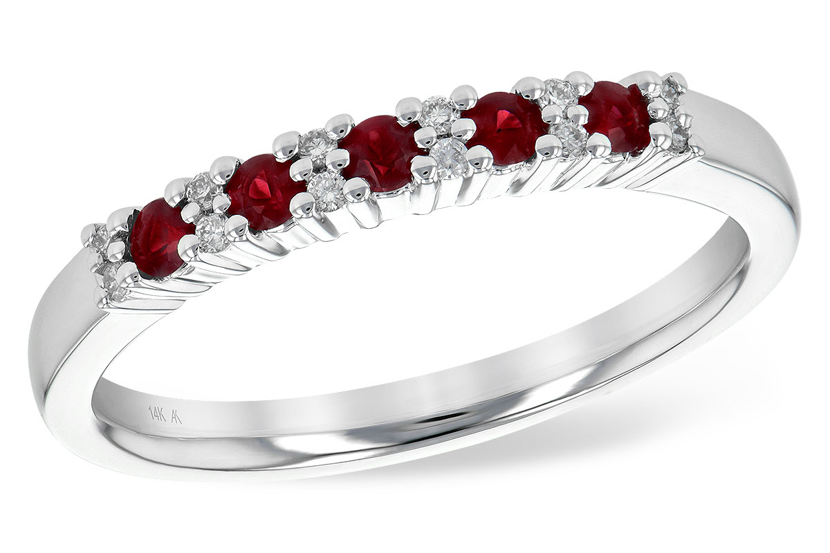 B190-19450: LDS WED RG .22 RUBY .29 TGW