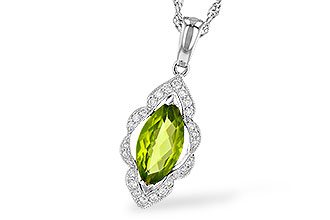 B190-23978: NECK .94 PERIDOT 1.05 TGW