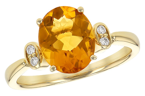 B190-25814: LDS RG 2.04 CITRINE 2.10 TGW (10x8MM CIT)