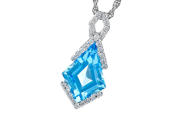 B272-93005: NECK 2.40 BLUE TOPAZ 2.53 TGW