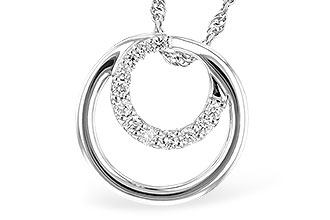 B272-97605: NECKLACE .15 TW
