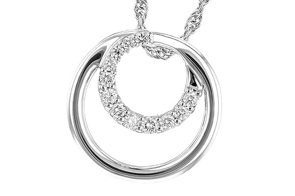 B272-97605: NECKLACE .15 TW