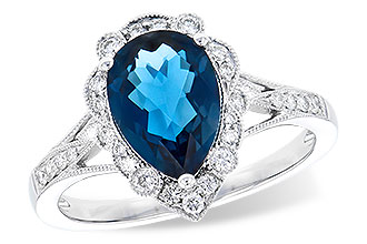 B272-97623: LDS RG 2.25 LONDON BLUE TOPAZ 2.47 TGW (10x7 PS)