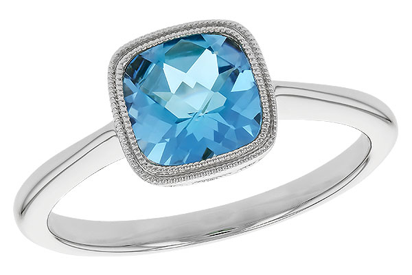 B273-88459: LDS RG 1.45 CT SWISS BLUE TOPAZ