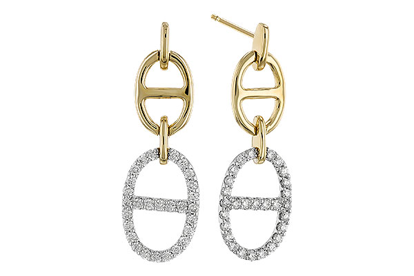 B273-90305: EARRINGS .36 TW