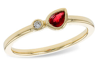B274-74887: LDS RG .24 RUBY .26 TGW