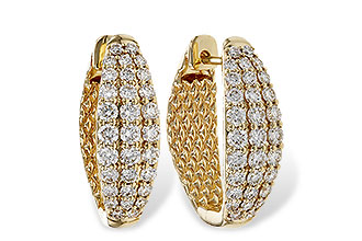 B274-76641: EARRINGS 1.50 TW