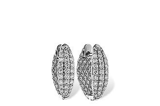 B274-76687: EARRINGS .50 TW