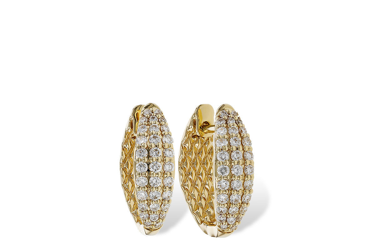 B274-76687: EARRINGS .50 TW