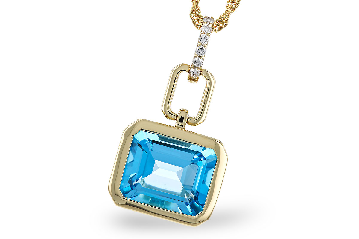 B274-76723: NECKLACE 3.26 BLUE TOPAZ 3.30 TGW (10x8MM BT)