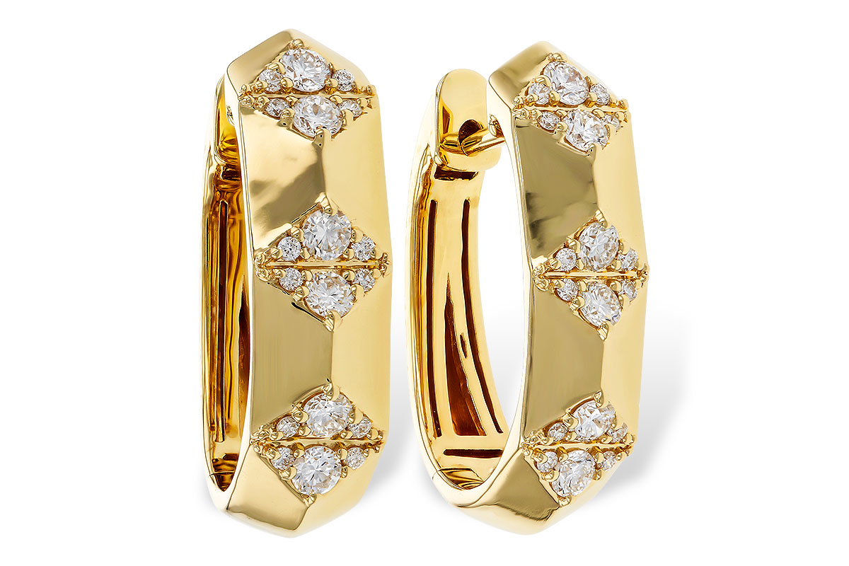 B274-79405: EARRINGS .50 TW