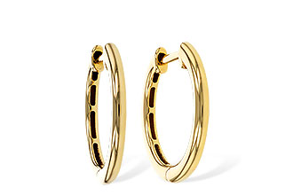B274-80287: GOLD EARRINGS (16MM)