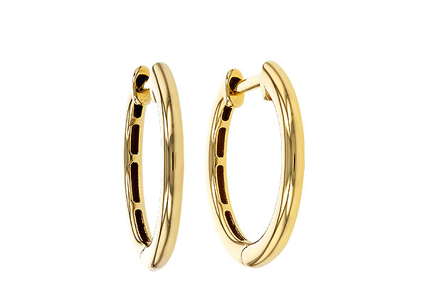 B274-80287: GOLD EARRINGS (16MM)