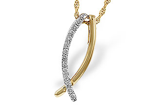 B274-80296: NECKLACE .25 TW