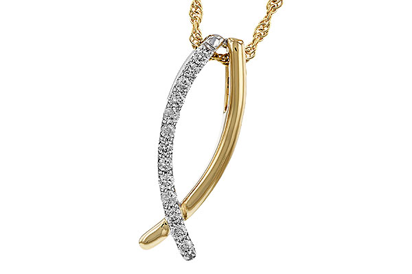 B274-80296: NECKLACE .25 TW